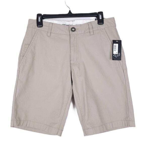 Fox Racing Men's Regular-Fit Essex 2.0 Stretch Chino Shorts 21" Sand Tan 29 NWT - Picture 1 of 9